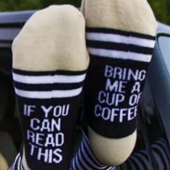 Accessories - 1 LEFT 🎀3/$23🎀 Bring Me Coffee  | Socks